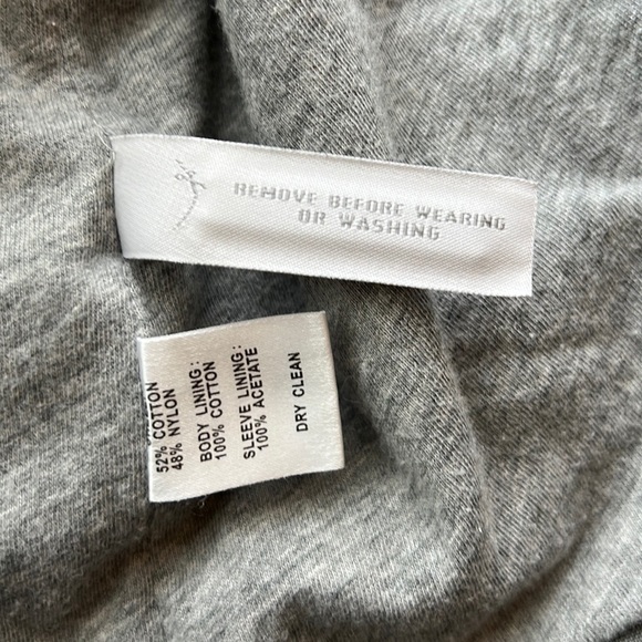 Women’s Gray Safari Jacket Size Small Large buttons Ann Taylor - Picture 7 of 9